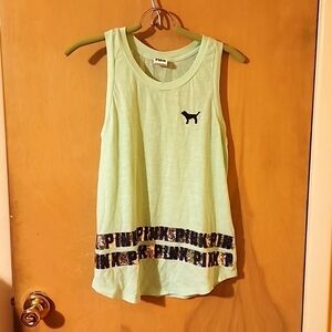 PINK ,PISTACHIO COLOR TANK TOP